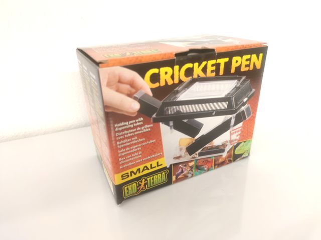 Grillos Nuevo kit transportin caja cristal pecera