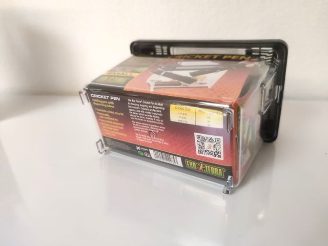 Grillos Nuevo kit transportin caja cristal pecera