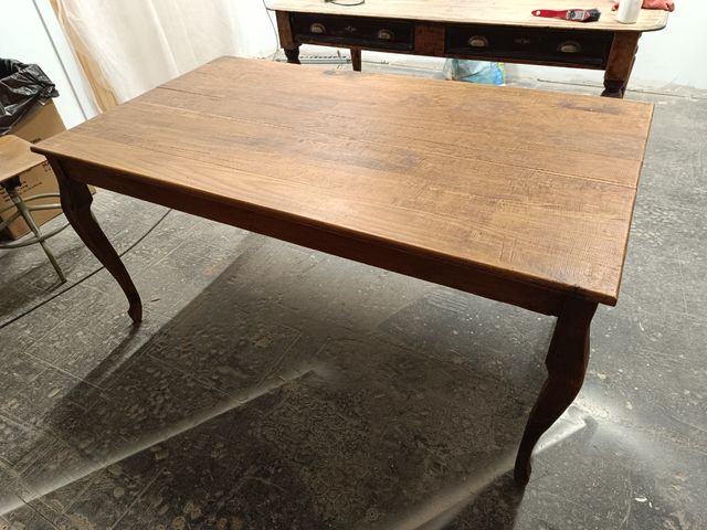 Mesa de madera vintage
