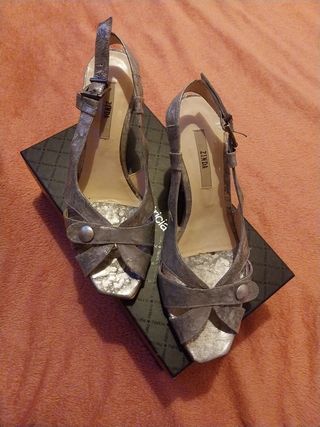 Zandalia plateada n° 38