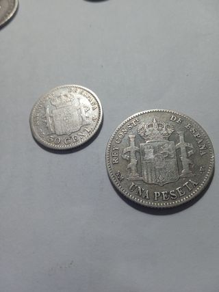 Monedas plata