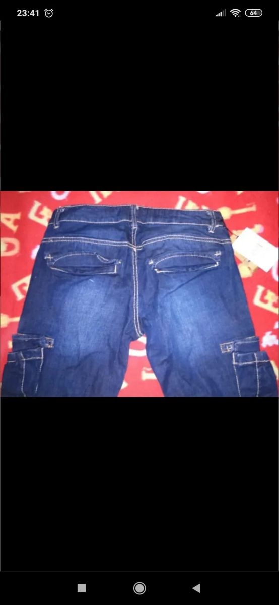 Vaquero corsario NUEVO 36 BERSHKA