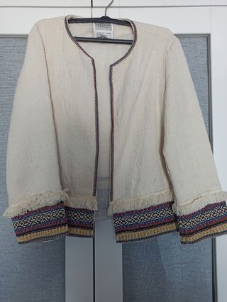 Chaqueta boho de Zara