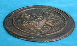 VIRGEN DE LA SILLA MEDALLÓN MATRIZ BRONCE MOLDE