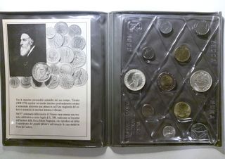 Serie Divisionale ITALIA 1990 -9 Monete +2 Ag.835%