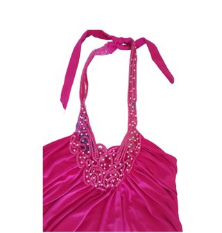 Vestido fiesta colores tendencia 2024, talla S