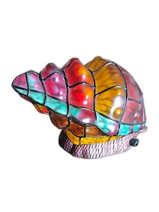 Lampara Caracola diseño Tiffany