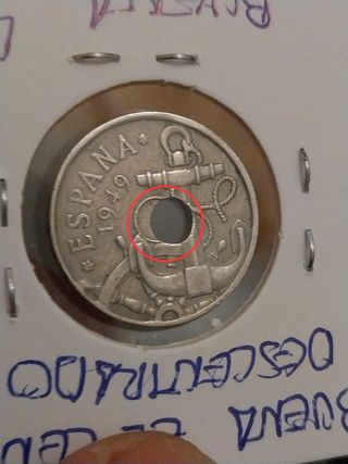 50 cent antiguos 1949 error acuñación