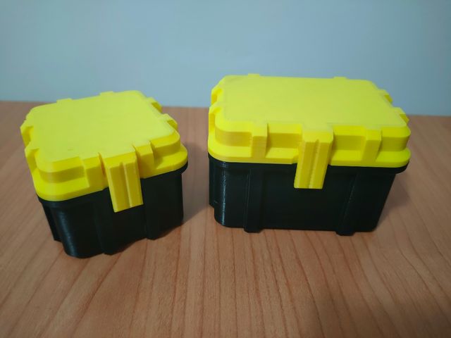 Pack cajas organizadoras pilas AA y AAA