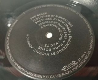 NEW ORDER, DISCO DE VINILO