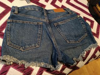 Pantalón vaquero corto mango talla 32