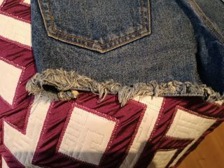 Pantalón vaquero corto mango talla 32