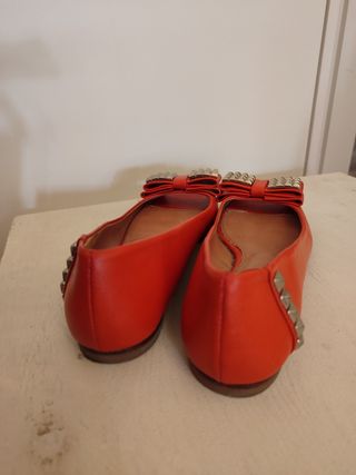 Bailarinas cuero Uterqüe 