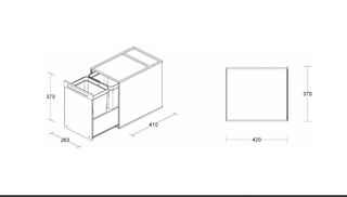 Cubo basura Inoxidable TECNOINOX