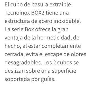Cubo basura Inoxidable TECNOINOX