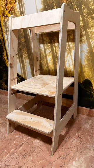 Trona Montessori y Torre de aprendizaje 2x1 nueva