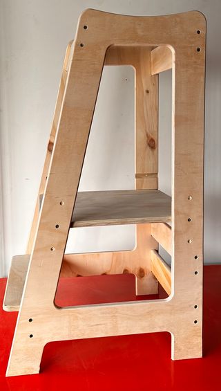 Silla infantil torre, trona montessori aprendizaje