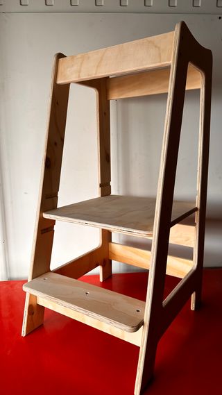 Silla infantil torre, trona montessori aprendizaje