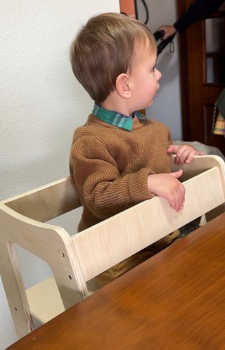Silla infantil torre, trona montessori aprendizaje