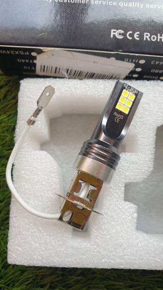 Bombillas LED H3 para faros antiniebla de coche