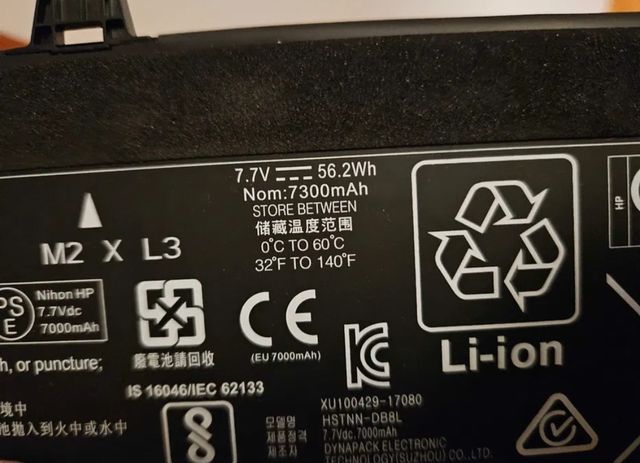 Bateria HP HSTNN-DB8L BM04XL Original