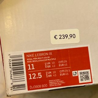 Scarpe Nike Lebron 9 - IX NUOVO con cartellino 45