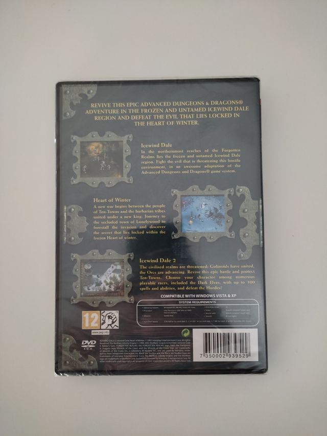 Icewind Dale 3 en 1 nuevo precintado.