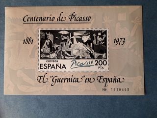 Sellos bloque el Guernica en españa