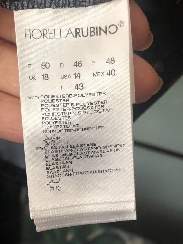 Abito Fiorella rubino con stelle 52/64