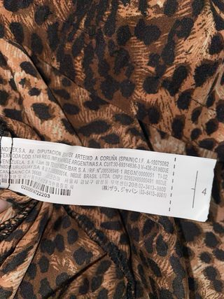 Minifalfa Leopardo Zara Talla XS