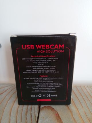 Webcam con USB e microfono
