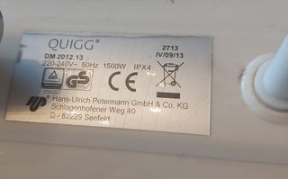 Cabezal quigg limpiador vapor DM 2012