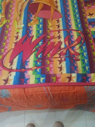 Plaid pail  singolo  winx
