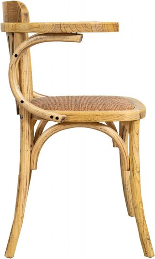 Biscottini Sedia Thonet Stile Vintage Beige con Br