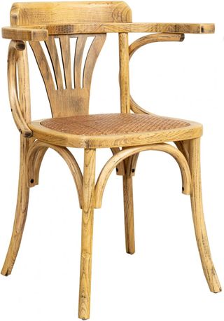 Biscottini Sedia Thonet Stile Vintage Beige con Br