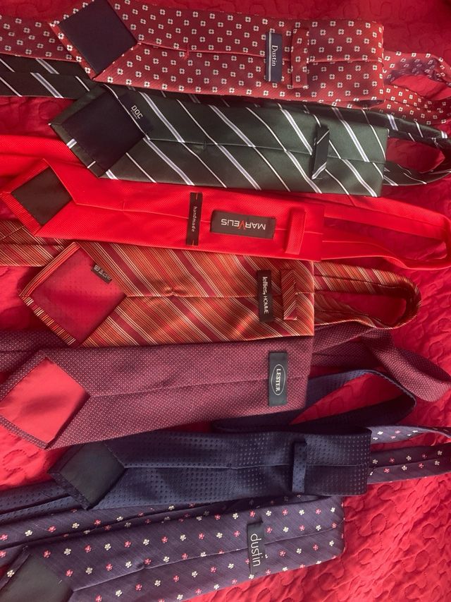 Lote corbatas varias marcas