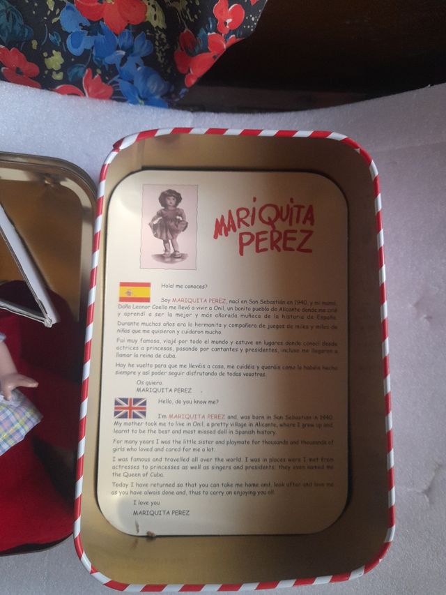 vendo varios modelos de mariquita Pérez.con2trajes