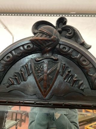 COMEDOR DE MADERA DE CAOBA ANTIGUO