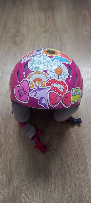 Casco de ski sinner niña tuneado