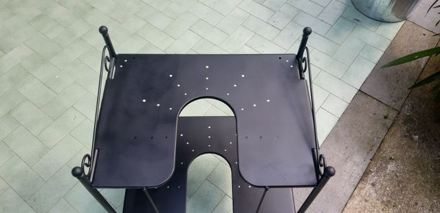 Mobile lavabo IKEA nero metallo leggero