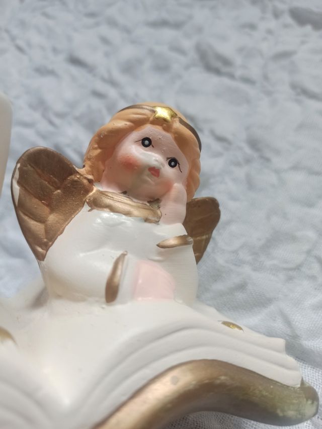 Porta vaso piccolo con angelo