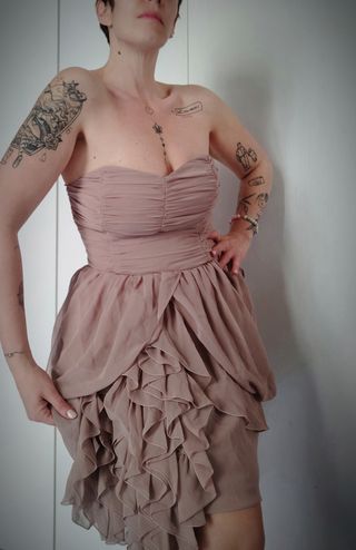 Abito elegante H&M Senza spalline 