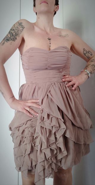 Abito elegante H&M Senza spalline 