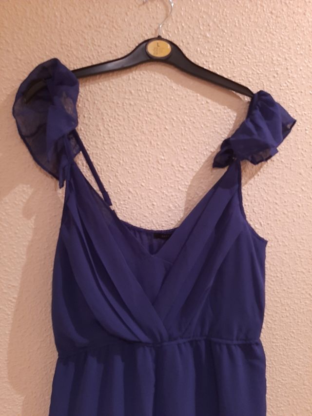 Mono largo evento color azul