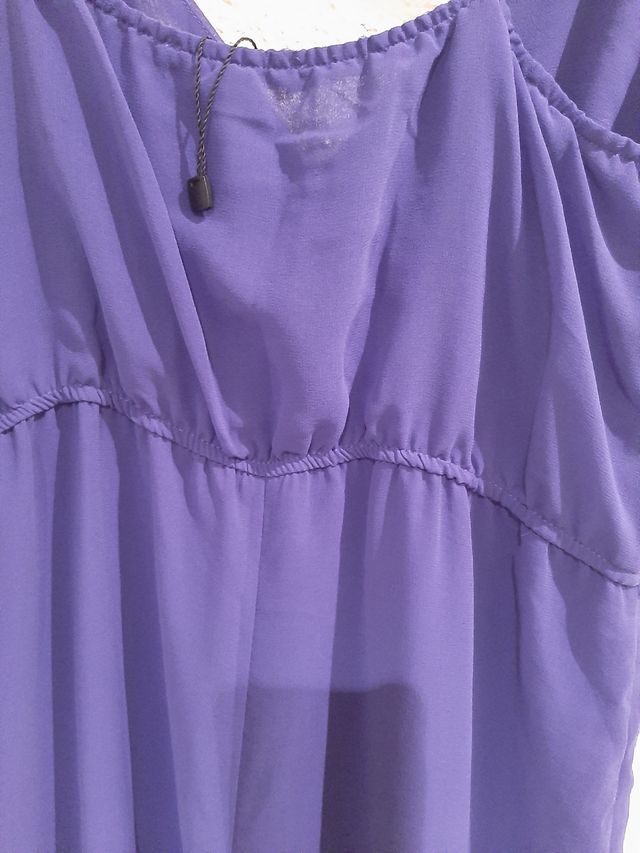 Mono largo evento color azul