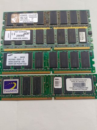 Módulos de memoria RAM
