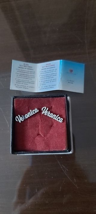 Pendientes plata Cristian Lay