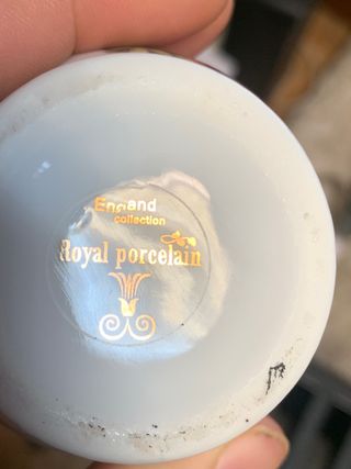 Jarrón Sello Inglés de 10 cm.