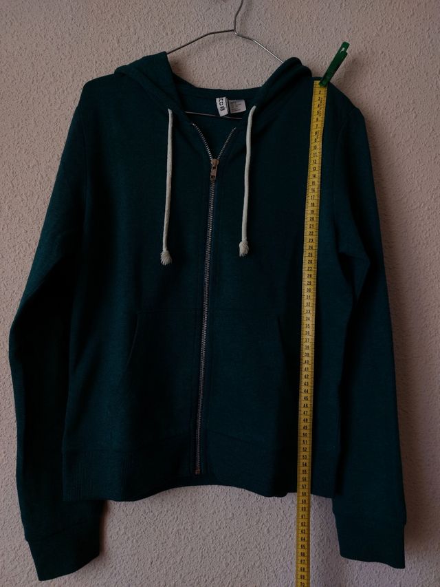 Chaqueta verde azulado