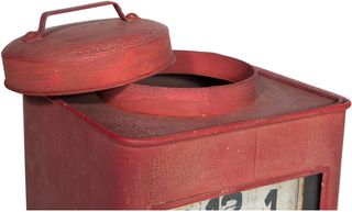 Orologio da Tavolo Rosso Vintage in Ferro | Spediz